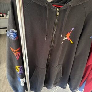 Jordan Black and Red Hoodie